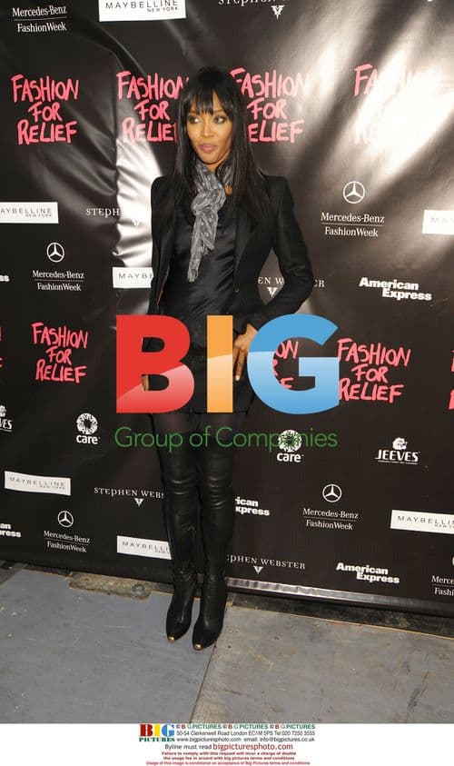 Naomi Campbell at NYFW Backstage