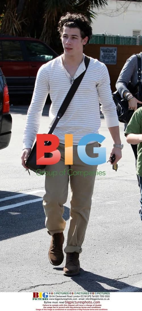 Nick Jonas Lunches at Paty's in LA
