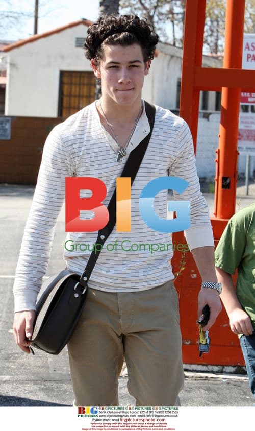 Nick Jonas Lunches in Toluca Lake