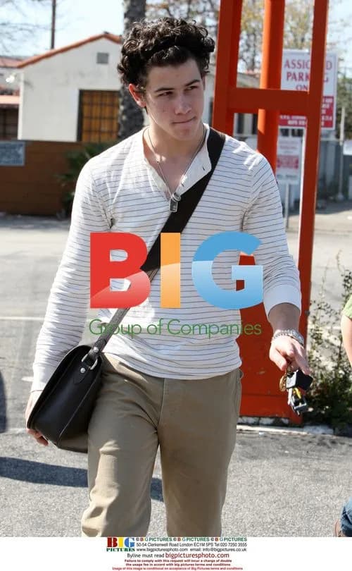 Nick Jonas Lunches at Paty's in LA