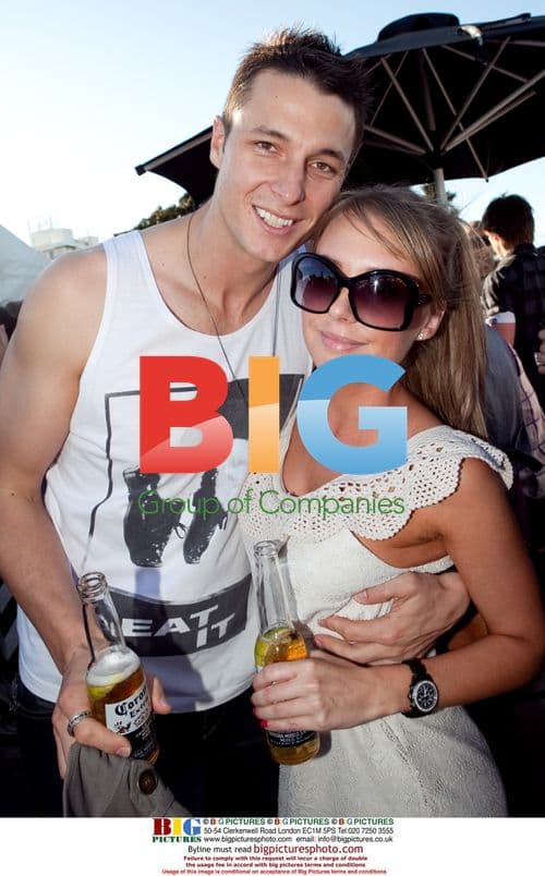 Susannah Murray and Thomas Haynes at St Kilda Festival