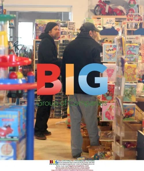 Brad Pitt Shops at Toy Store