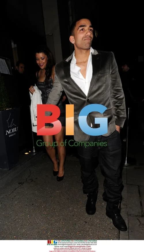 Aaron Lennon at Nobu Berkley in London