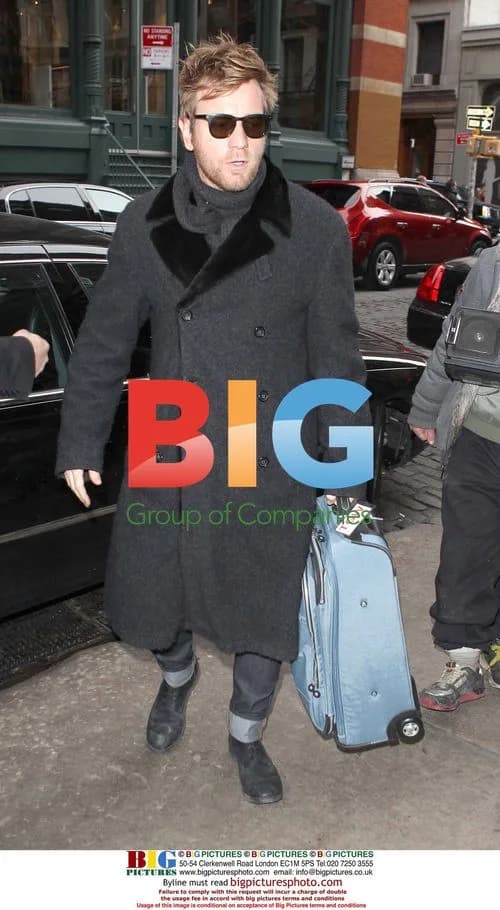 Ewan McGregor Arriving at Hotel NYC