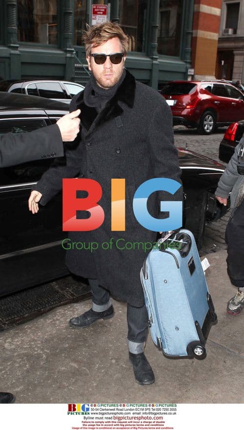 Ewan McGregor Arrives at New York Hotel