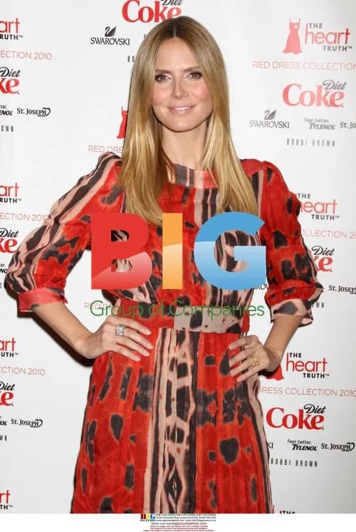 Heidi Klum at Mercedes-Benz Fashion Week