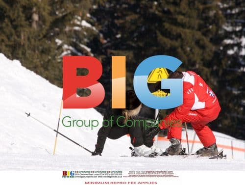 Kate Moss and Jamie Hince Ski in France