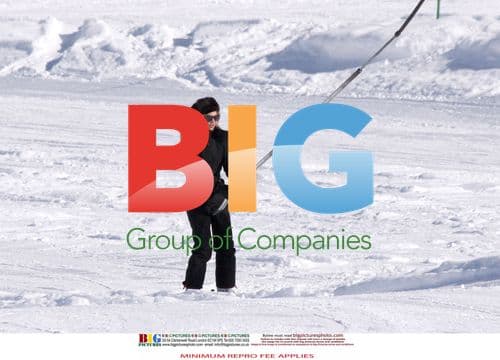 Kate Moss and Jamie Hince Ski in France