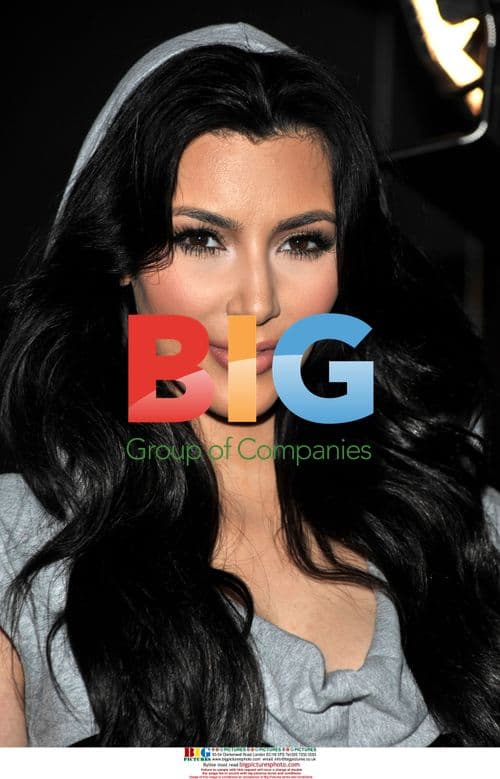 Kim Kardashian at Bebe - Kardashian Fashion Show