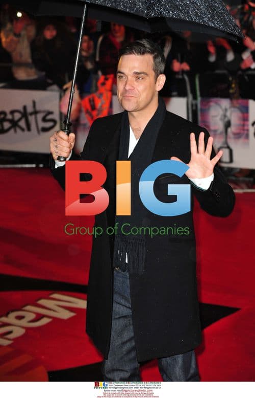 Robbie Williams at The Brit Awards 2010