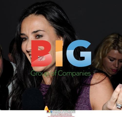 Demi Moore at MBFW Donna Karan Show