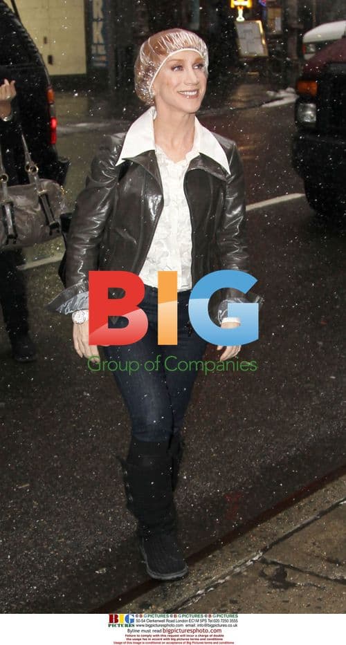 Kathy Griffin in Shower Cap