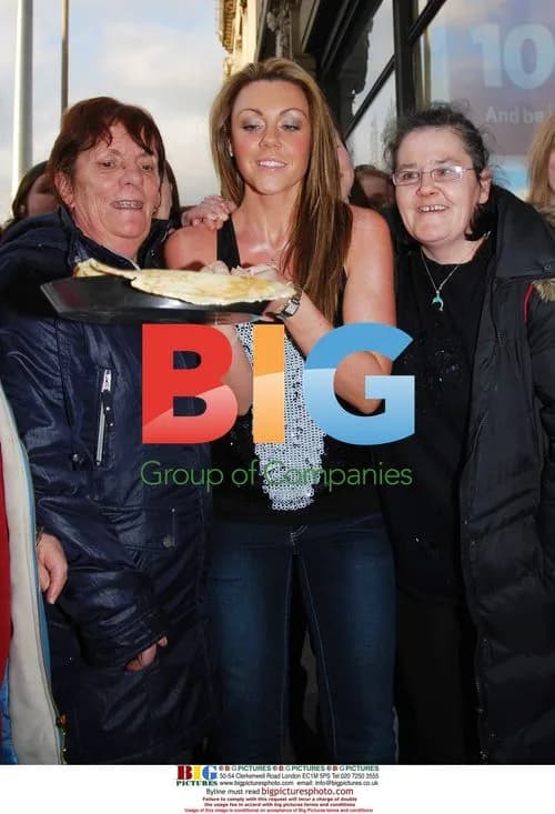 Michelle Heaton Flips Pancakes for Charity