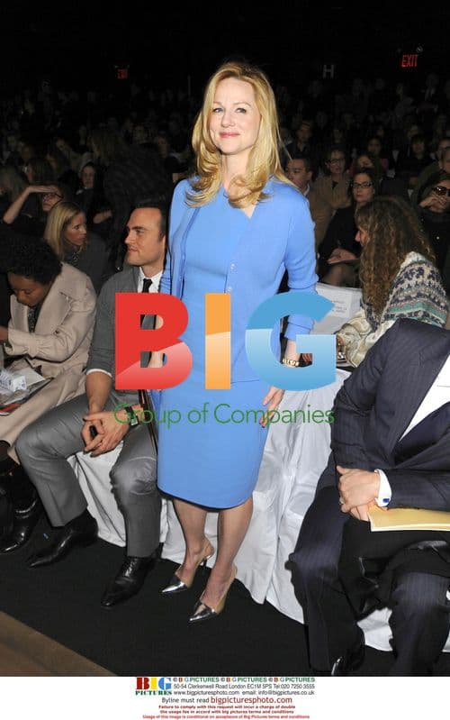 Cheyenne Jackson and Laura Linney at Michael Kors Fashion Show