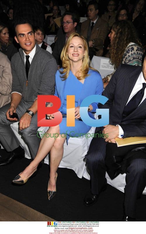Cheyenne Jackson and Laura Linney at Michael Kors Fall 2010