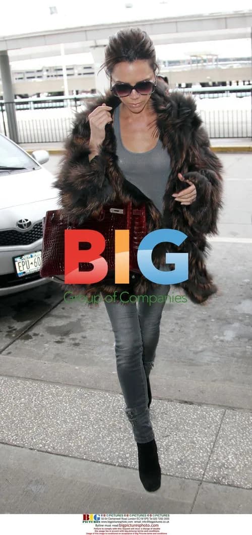 Victoria Beckham spotted at JFK Airport
