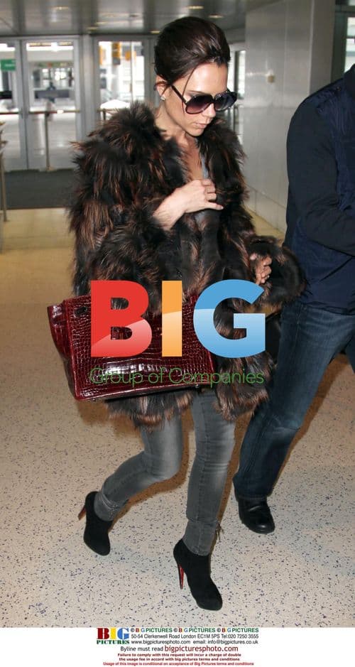 Victoria Beckham at JFK Airport