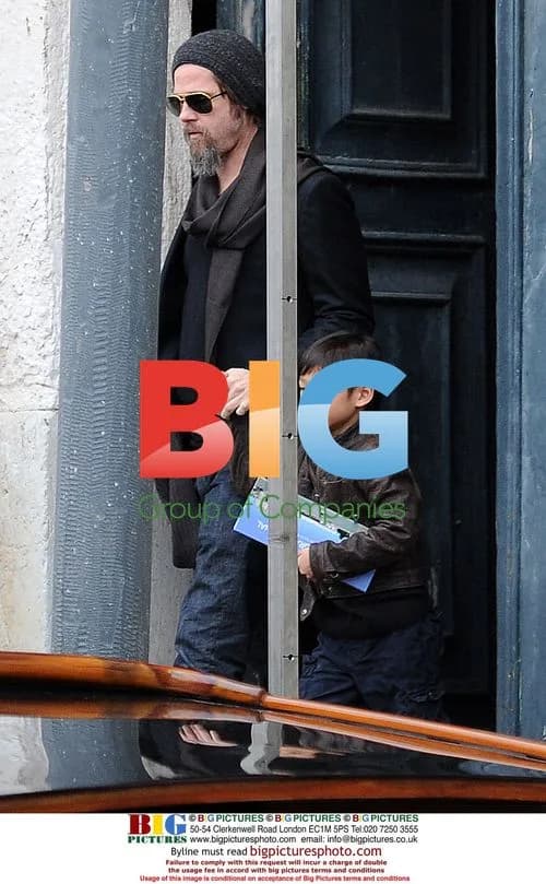 Brad Pitt in Venice, Italy