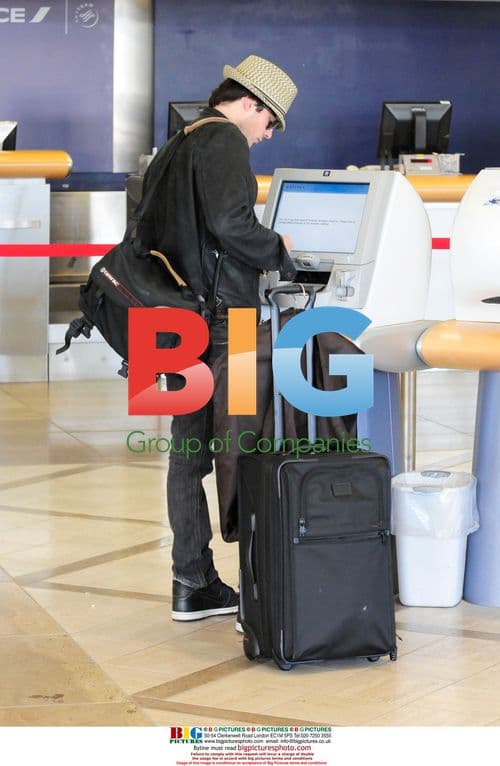 Ian Somerhalder and Megan Auld at LAX