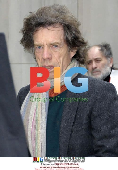Mick Jagger Leaving Hotel with Mystery Woman