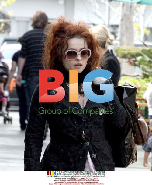 Helena Bonham Carter Shopping in Malibu