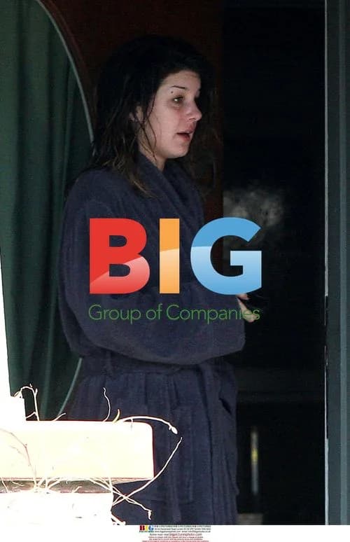 Shenae Grimes Spotted Smoking Outside Home