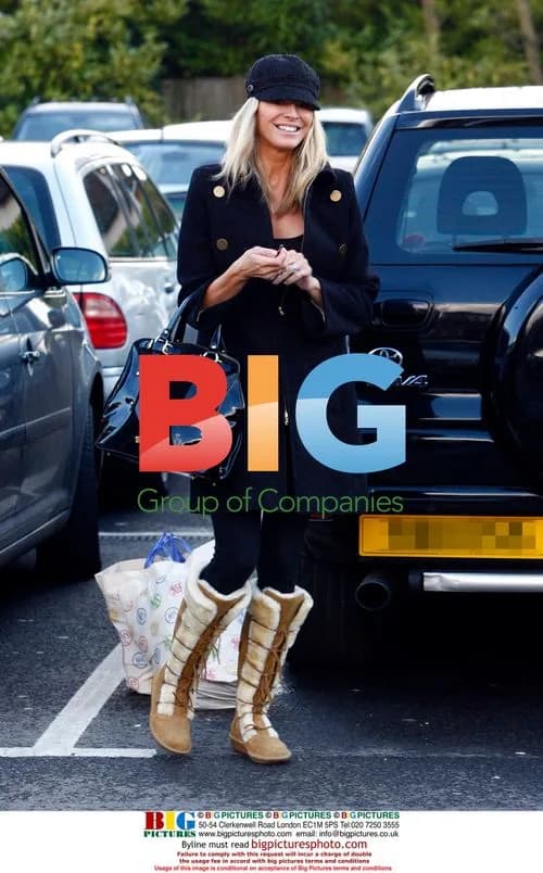Tess Daly Shopping in London