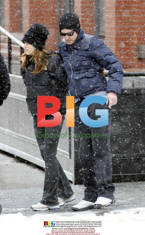 Jessica Biel and Justin Timberlake in NYC Snow