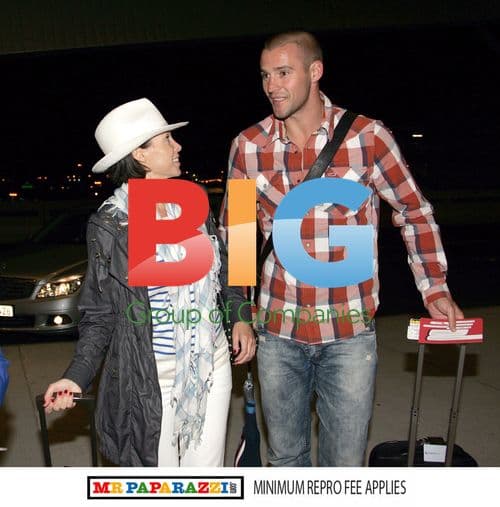 Dannii Minogue and Kris Smith Leave Cape Town