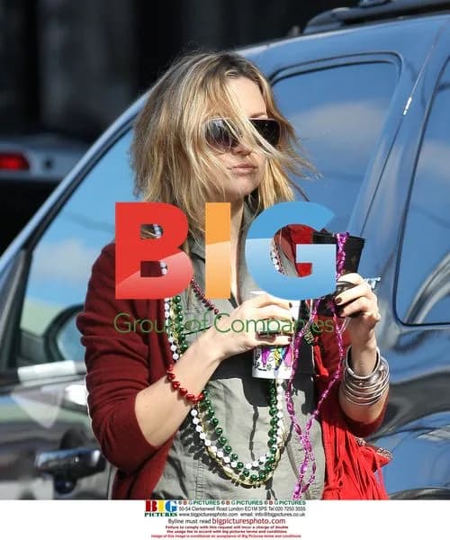 Kate Hudson at Mardi Gras with son