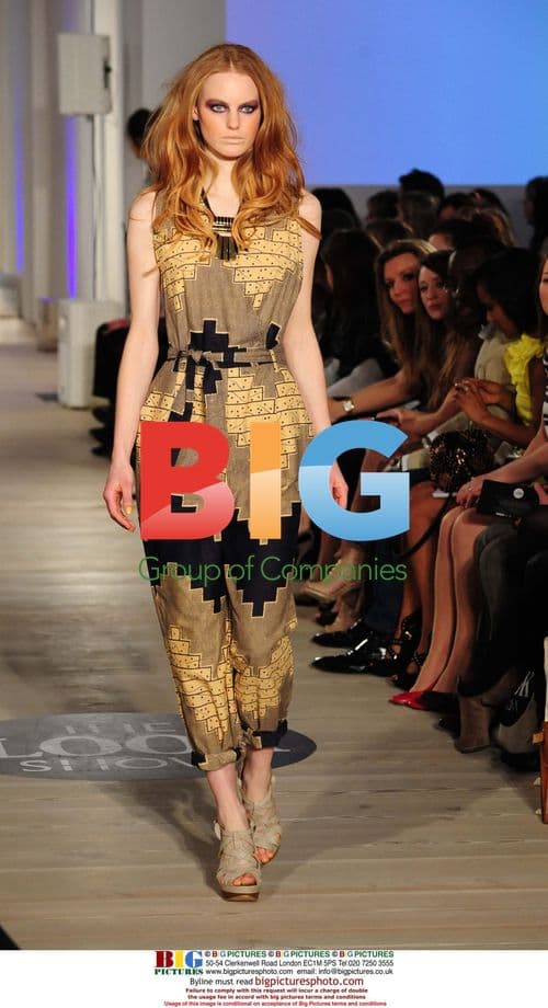 Models at London Fashion Week