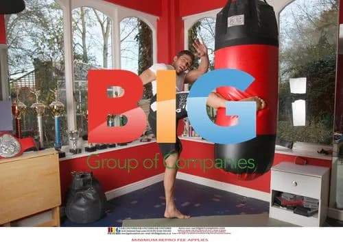 Alex Reid Training in Gym
