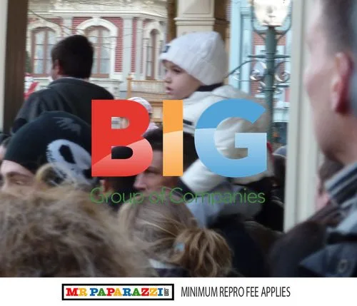 Katie Price and Family at Euro Disney