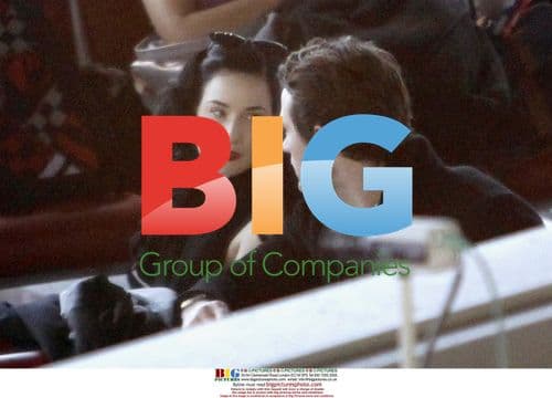 Dita von Teese and Louis-Marie de Castelbajac at Nice Airport