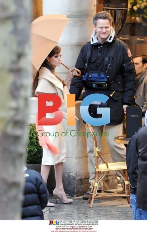 Angelina Jolie on 'The Tourist' film set