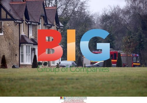 Fire Brigade at Cheryl and Ashley Cole's Home