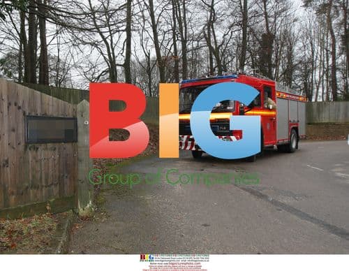 Fire Brigade at Cheryl and Ashley Cole's Home
