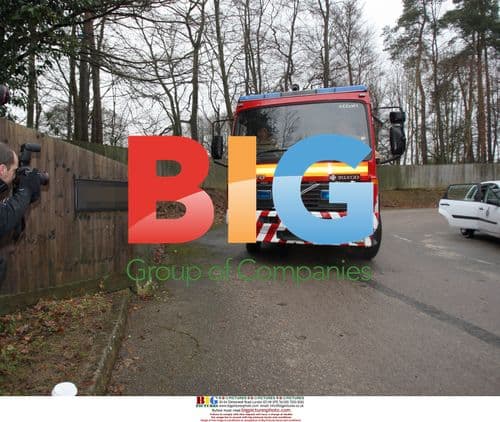 Fire Brigade at Cheryl and Ashley Cole's Home