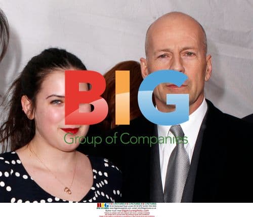 Bruce Willis and Scout Willis at 'Cop Out' Premiere