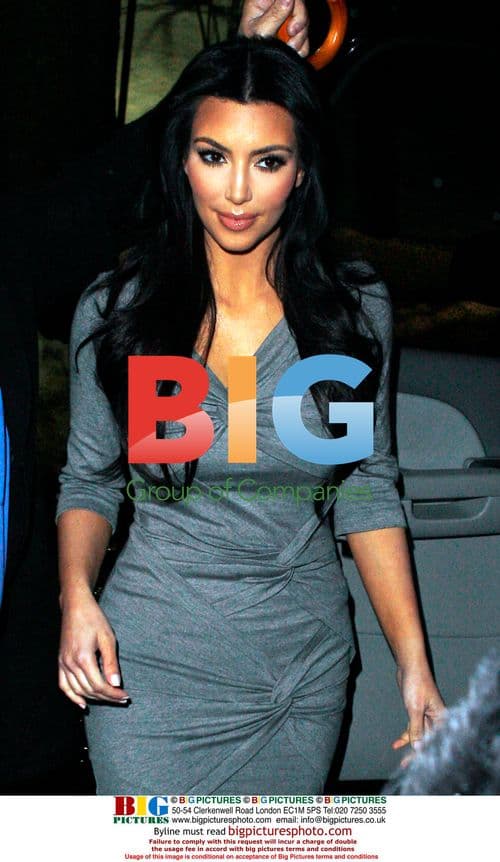 Kim Kardashian Leaves QVC Studios