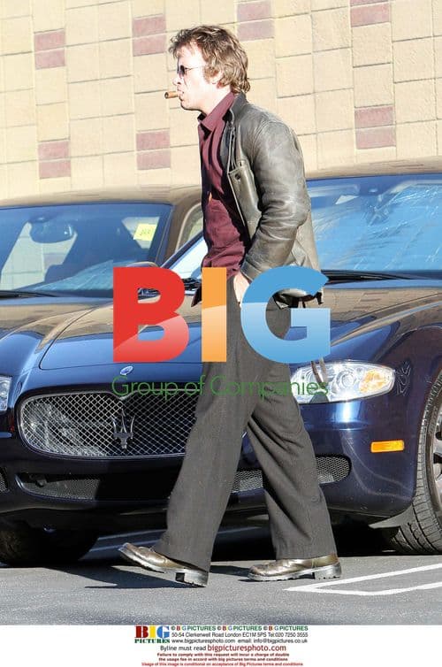 Thomas Jane Drives Maserati in Santa Monica