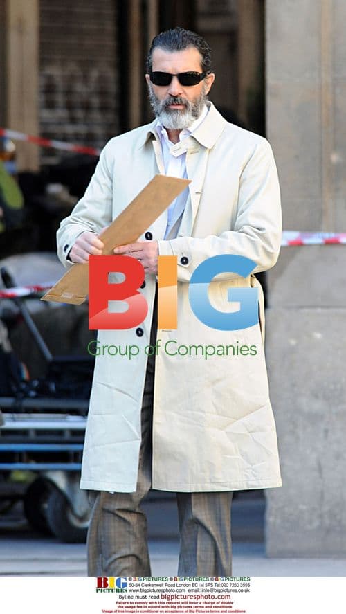 Antonio Banderas filming 'Knockout' in Barcelona