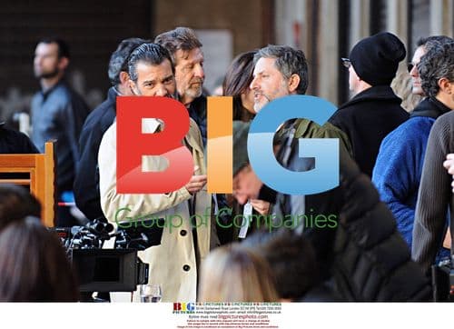 Antonio Banderas filming 'Knockout' in Barcelona