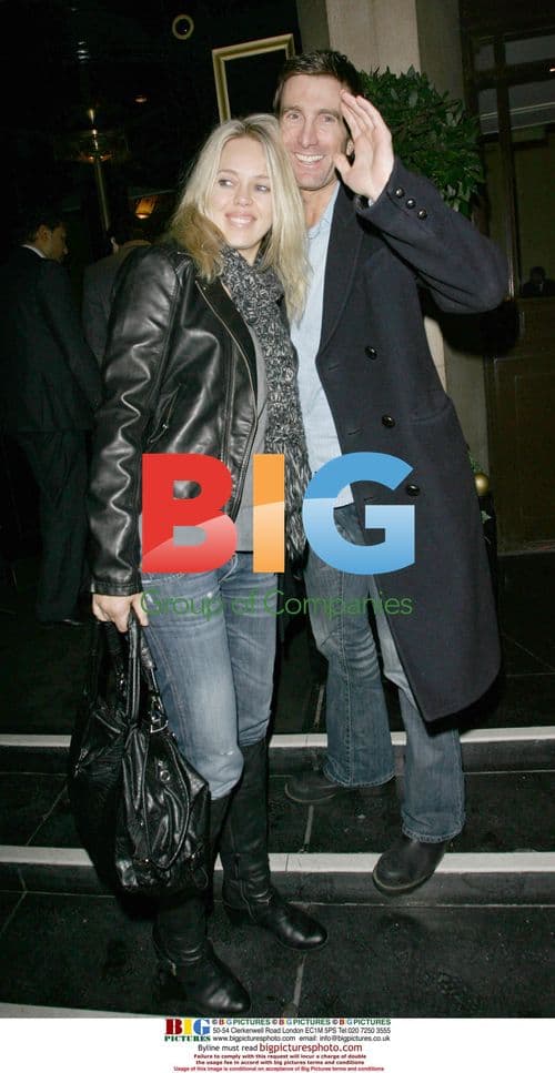 Sharto Copley and girlfriend at Dorchester hotel