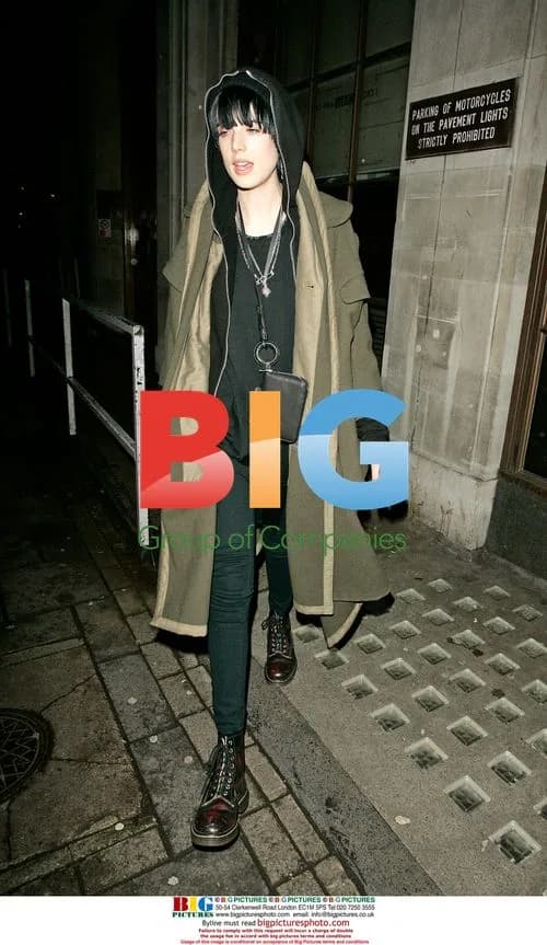 Agyness Deyn leaving BBC Radio1 studios
