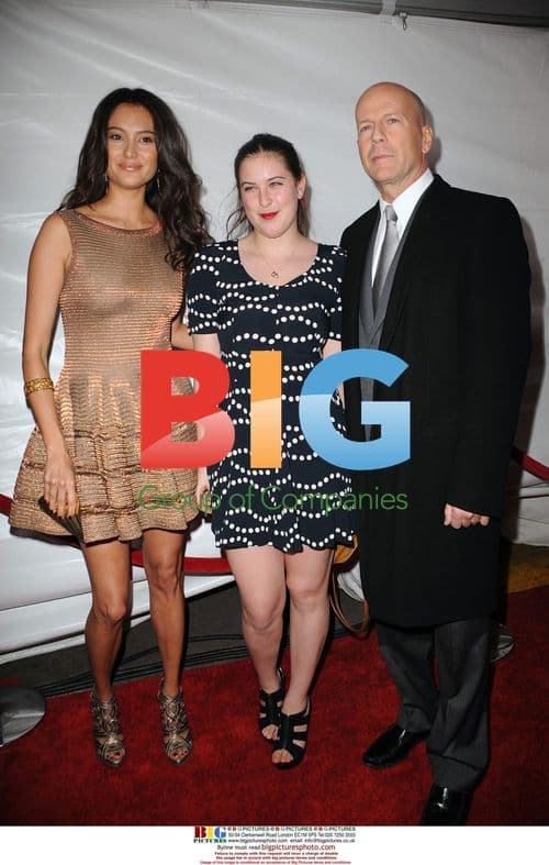 Bruce Willis, Scout, Emma Heming at 'Cop Out' Premiere