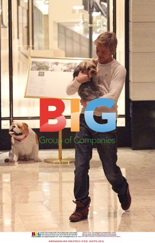 Derek Hough Leaves Girlfriend Cheryl Cole's Hotel