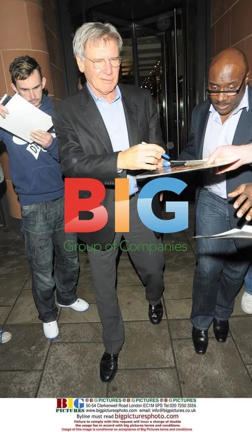 Harrison Ford Signing Autographs in London