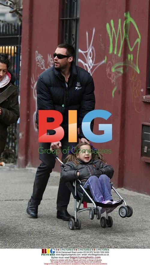 Hugh Jackman picks up daughter Ava