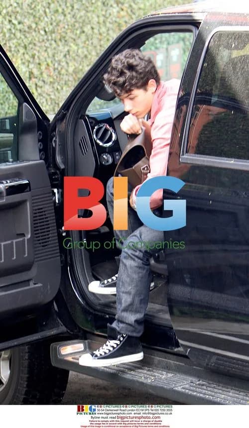 Nick Jonas Arrives at West Hollywood Studio